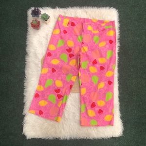 Lilly Pulitzer Marzipan Fruit Capri Pants